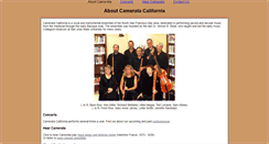 Desktop Screenshot of camerata.rjweb.org