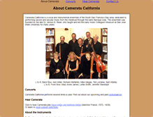 Tablet Screenshot of camerata.rjweb.org